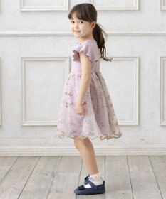 ANY KIDS 刺繍チュールガーリー ワンピース