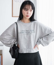 WEGO クロップドスウェット