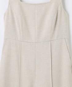 GRACE CONTINENTAL 麻調ベルトサロペット