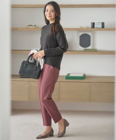 ANY SIS 【洗える】サイドケーブルアンゴラブレンド ニット