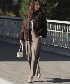 ANY SIS ビューティサーモ2WAYストレッチ ワイドパンツ