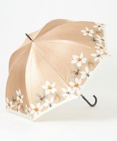 MOONBAT 【耐風】mila schon 長傘  フラワーサテンプリント