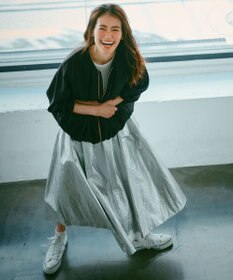 NAVE 【Nave】ホイルプリント スカート