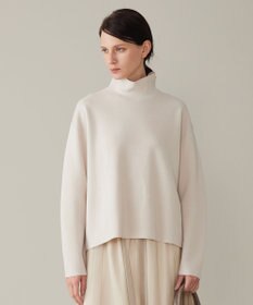 自由区 【洗える】ウールミラノハイネック ニット