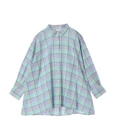 Green Parks チェック柄シャツチュニック