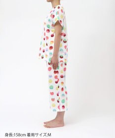tsumori chisato SLEEP ツモリチサト パジャマ 3分袖 半袖 8分丈 綿100%(本体) 天竺素材 レディース UDT156 /ワコール