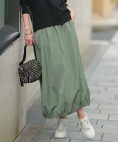 ICB L エステルメモリータフタ バルーンスカート