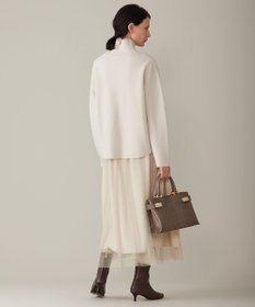 自由区 【洗える】ウールミラノハイネック ニット