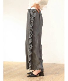 Green Parks ■ＥＳＣＡＲ　デニムサイドラッフルパンツ