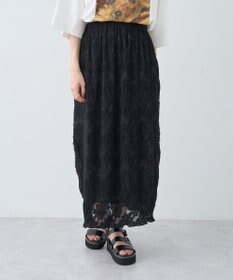 earth music&ecology マジョリカプリーツナロースカート