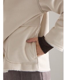 Te chichi リバーシブルファームートンブルゾン