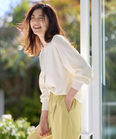 ANY 【洗濯機可】スプリングラグランニット