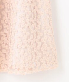 Feroux フラワー刺繍 フレアスカート