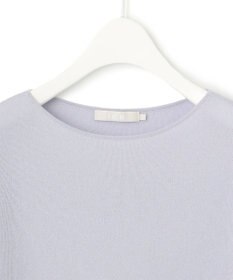 ICB 【洗える】 コットンアセテートシアー ニット