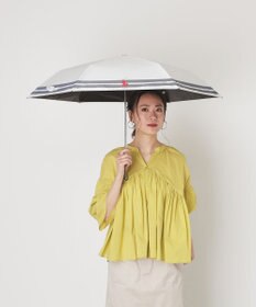 MOONBAT POLO RALPH LAUREN（ポロ ラルフローレン） 晴雨兼用日傘 ボーダー 遮光率100% 遮熱 UV 晴雨兼用