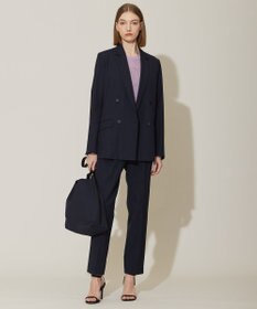 ICB 【接触冷感・UVケア・撥水・洗える】 LooseWeave ダブルブレストジャケット