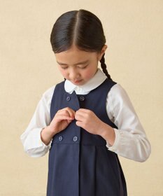 MIKI HOUSE HOT BISCUITS 【ミキハウス】【100-140cm】 ピケ素材の長袖ブラウス