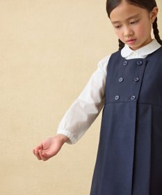 MIKI HOUSE HOT BISCUITS 【ミキハウス】【100-140cm】 ピケ素材の長袖ブラウス