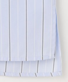 J.PRESS LADIES L 【洗える】ランダムストライプ シャツカラー ブラウス