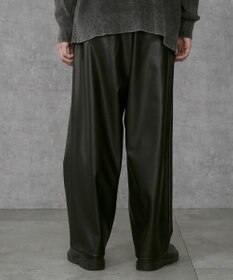 WEGO 【ユニセックス着用ITEM】合皮イージータックパンツ