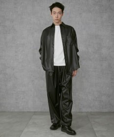 WEGO 【ユニセックス着用ITEM】合皮イージータックパンツ