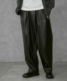 WEGO 【ユニセックス着用ITEM】合皮イージータックパンツ