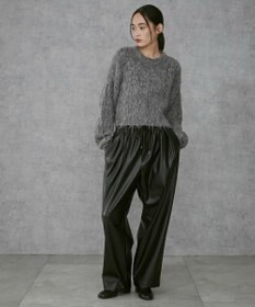 WEGO 【ユニセックス着用ITEM】合皮イージータックパンツ