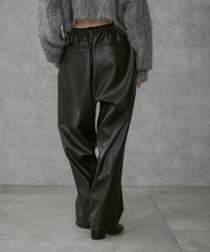 WEGO 【ユニセックス着用ITEM】合皮イージータックパンツ
