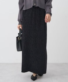 earth music&ecology シャイニーベロアスカート