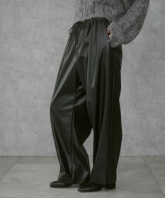 WEGO 【ユニセックス着用ITEM】合皮イージータックパンツ