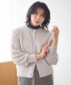 ANY シャイニーニットカーディガン