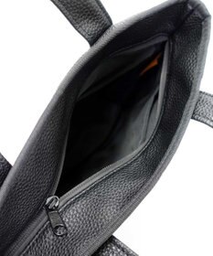 +RING 【合皮/しぼ加工】手提げミニバッグ synthetic leather mini bag black SR405