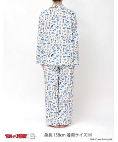 une nana cool トムとジェリー × une nana cool【綿100%】長袖開襟パジャマ