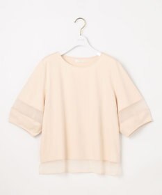 ANY SIS 【洗える】シアーコンビ プルオーバー