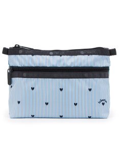 LeSportsac COSMETIC CLUTCH/フレッシュブラックハーツ