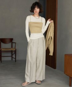 NAVE 【Nave・洗える】ガーゼフライス ロングスリーブ