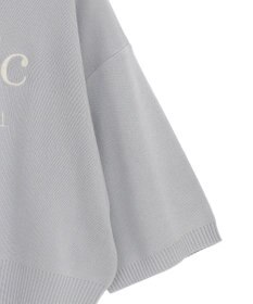 Green Parks ・ＥＬＥＮＣＡＲＥ　ＤＵＥ　ロゴ刺繍６分袖ニット