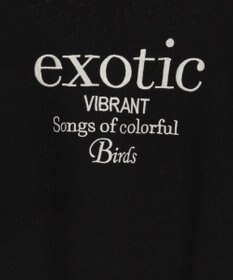 Green Parks ・ＥＬＥＮＣＡＲＥ　ＤＵＥ　ロゴ刺繍６分袖ニット