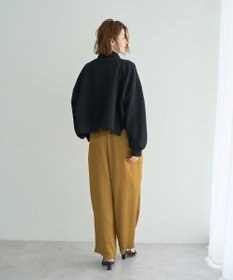 YECCA VECCA ビンテージサテンイージーワイドパンツ