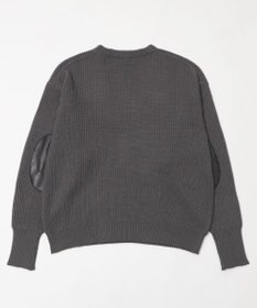 WEGO エルボーパッチVネックプルオーバー