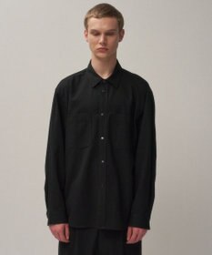 ATON HARD WASHED COTTON | シャツジャケット - UNISEX