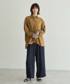 YECCA VECCA ビンテージサテンイージーワイドパンツ