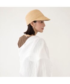 林八百吉商店 un chapeau　ラフィアブレードキャップ