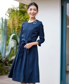 Tiaclasse マットメタルモチーフブローチ