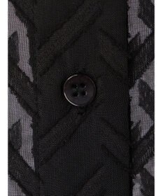 earth music&ecology ツッキリジャガードショートブラウス