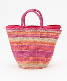 ONWARD CROSSET SELECT 【VIOLAd’ORO】MIRO アバカカラーボーダーバッグ M