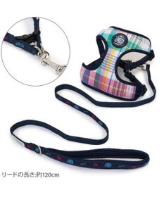 PET PARADISE J.PRESS マドラスチェック ハーネス＆リード ＳＳ