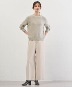 J.PRESS LADIES ピーチポプリン ワイド パンツ