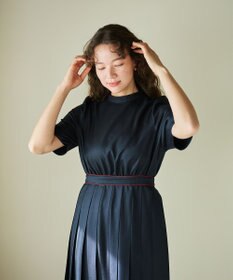 #Newans 〈花乃まりあさんコラボ〉ワイドプリーツワンピース