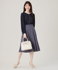 ANY SIS S 【洗える】フロントタック ブラウス